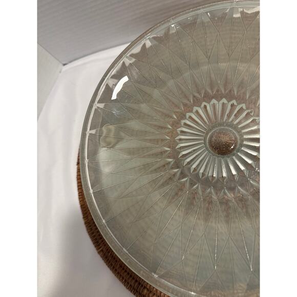 Clear Glass Cake Dessert Bowl Pedestal Foot 7.75" x 4" - Picture 6 of 8
